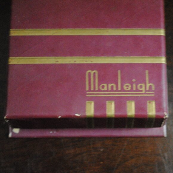 Vintage Manleigh Tie Clip & Collar Bar Clip Set with Original Box - Picture 6 of 15